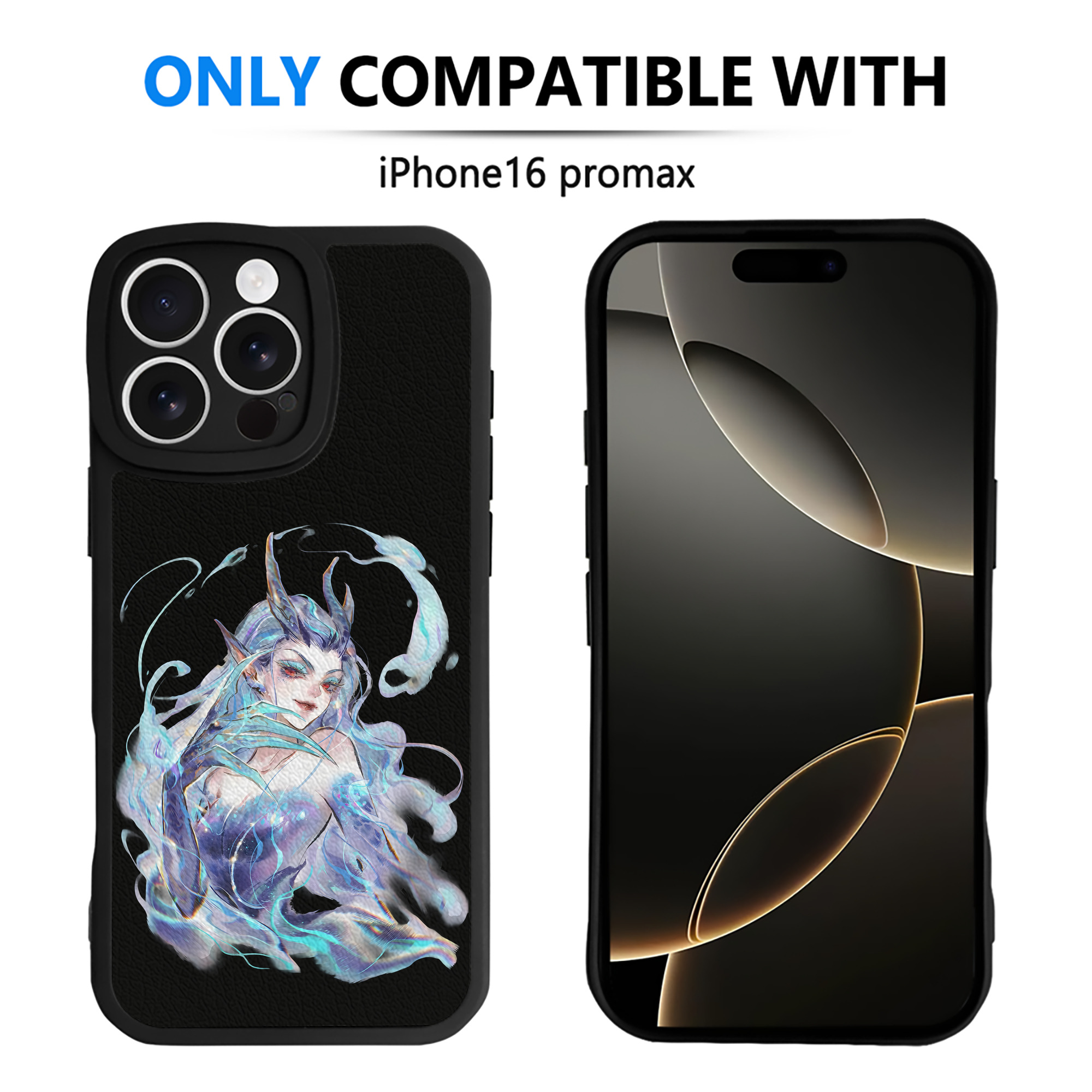 （画像用） Ne Zha 2 ナタ 魔童の大暴れ 【iPhone 16シリーズ対応】シリコンスマホケース（レザー調） 材質：シリコン